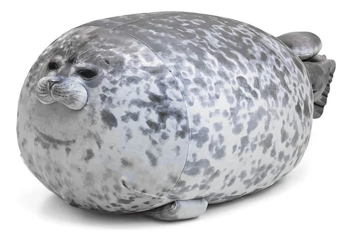 Almohadon De Peluche Foca Tendencia Tiktok 30cm