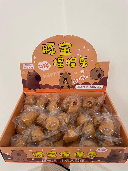 Squishy Capibara Mini 3,5 Cm Pack X12 Amansaloco