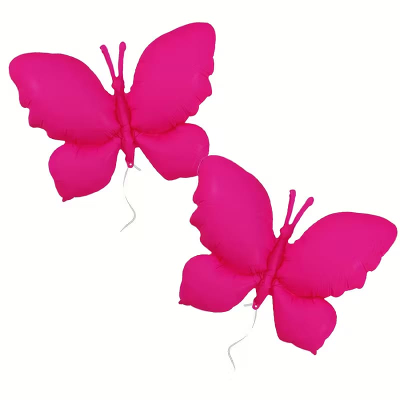 Globo De Mariposa Fluo Neon Pack X3 98x72