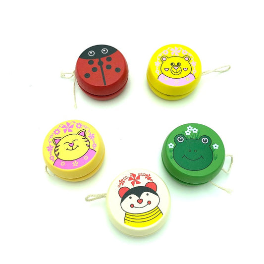 Yoyo En Madera Montessori Pack X6