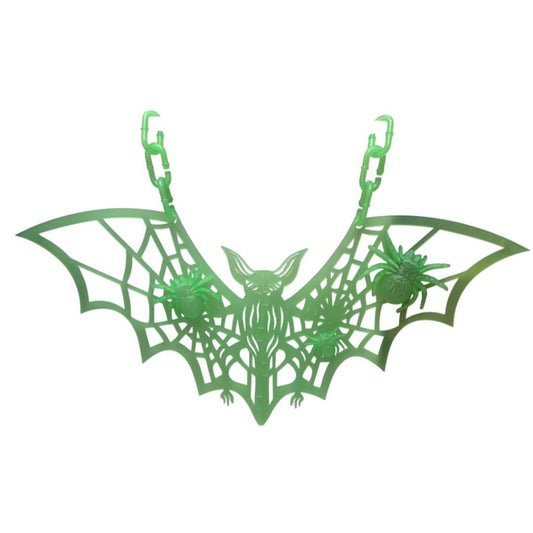 Murcielago Plástico Para Colgar 52cm Deco Halloween