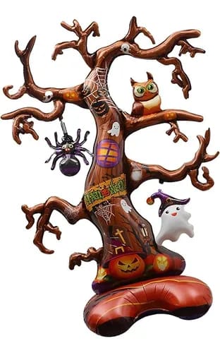 Globo Árbol De Halloween 130cm Decoración 2 Modelos