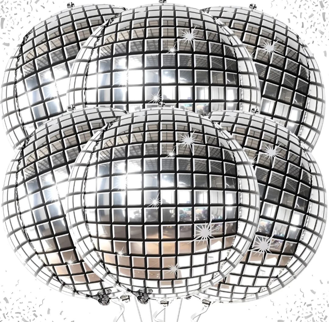 Globo Esfera Disco Pack X2 Fiesta Nostalgia