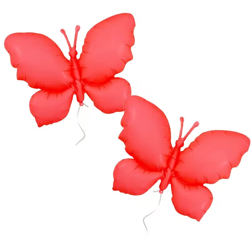 Globo De Mariposa Fluo Neon Pack X3 98x72