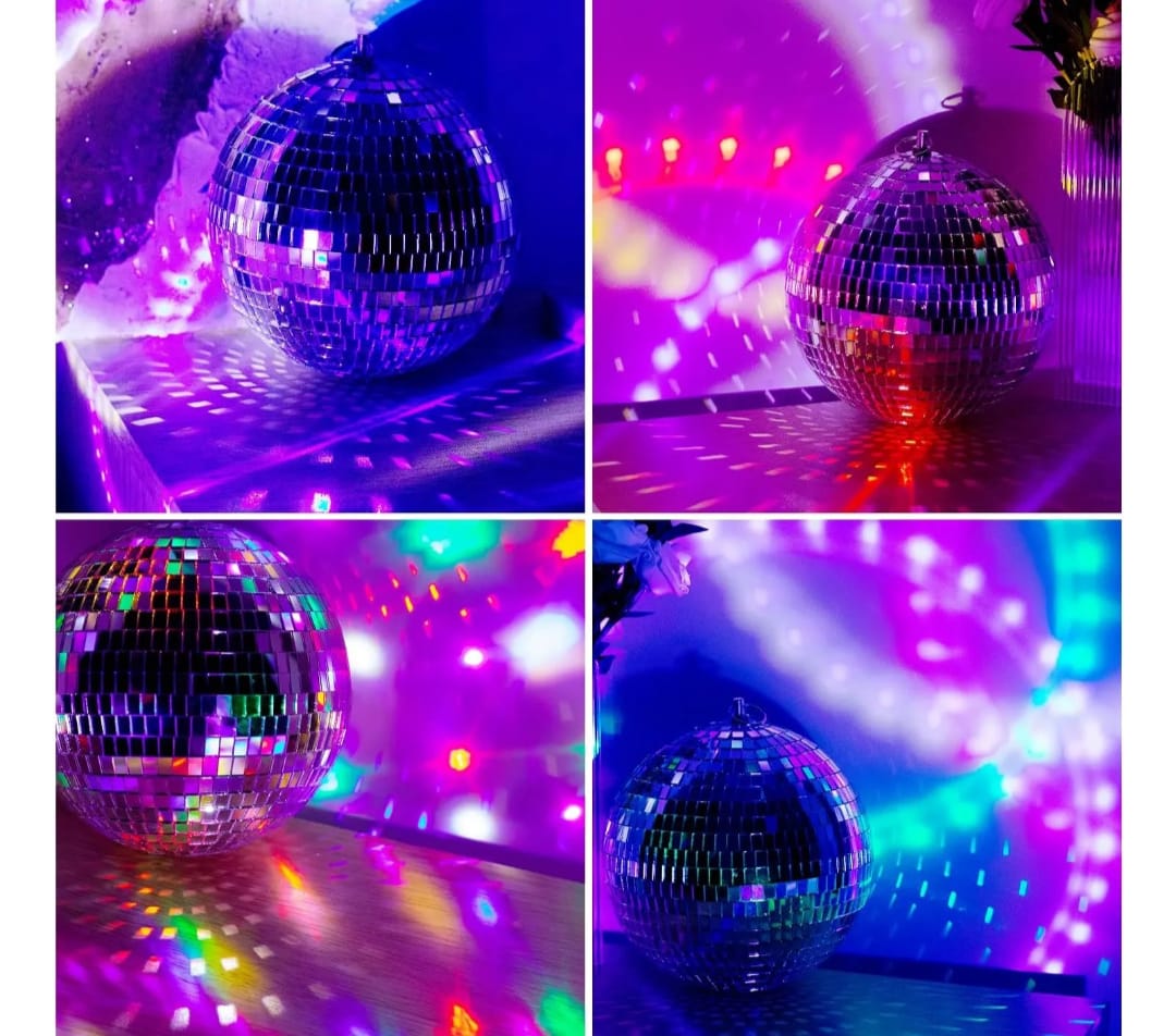 Esfera Espejos Bola De Disco 30 cm Fiesta Nostalgia
