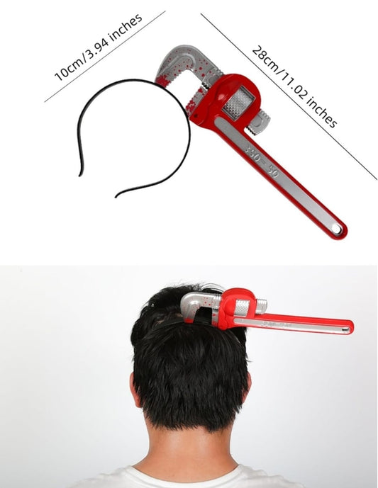 Tiara Vincha Halloween Llave Inglesa Accesorio