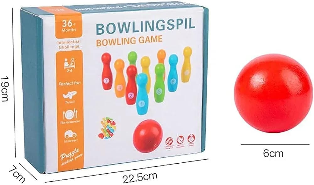 Juegos De Bolos En Madera Montessori