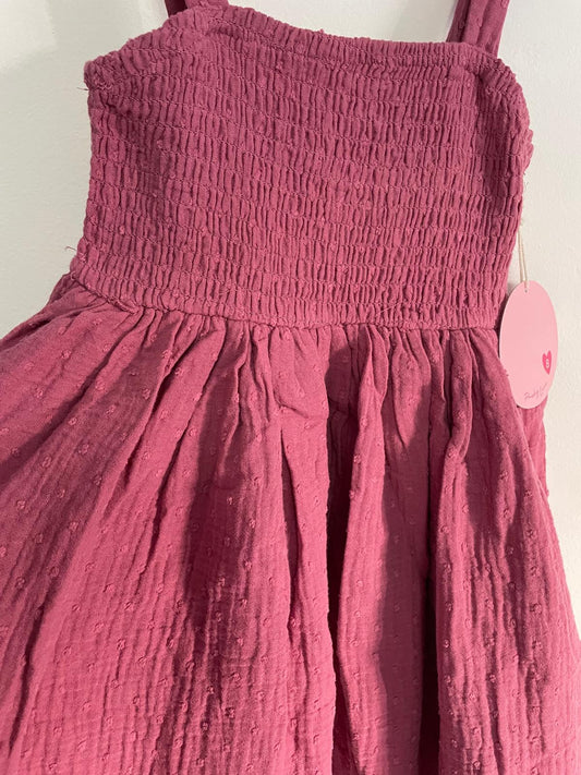 Vestido solera con Broche de pelo talle 6