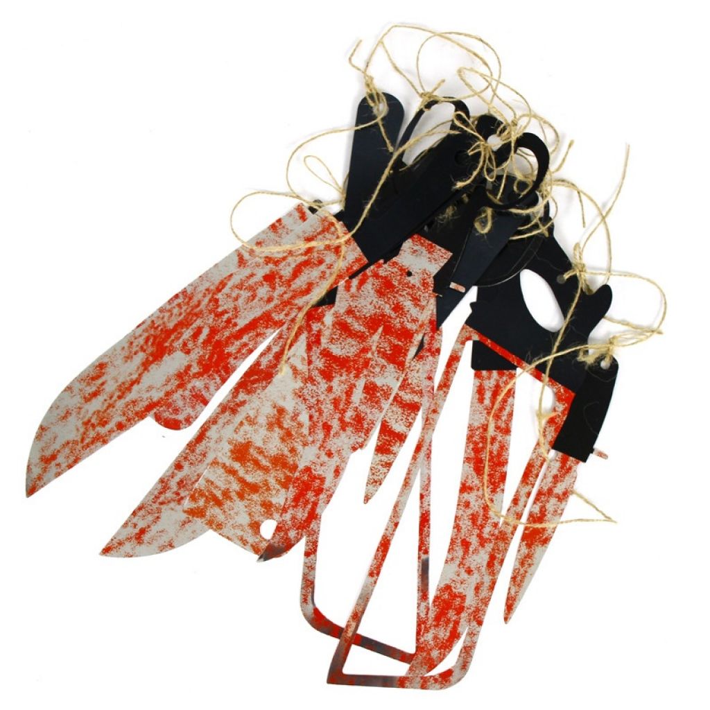 Guirnalda De Cuchillos Sangrientos Deco Halloween Loquetefaltabauy guirnalda-de-cuchillos-sangrientos-deco-halloween-loquetefaltabauy