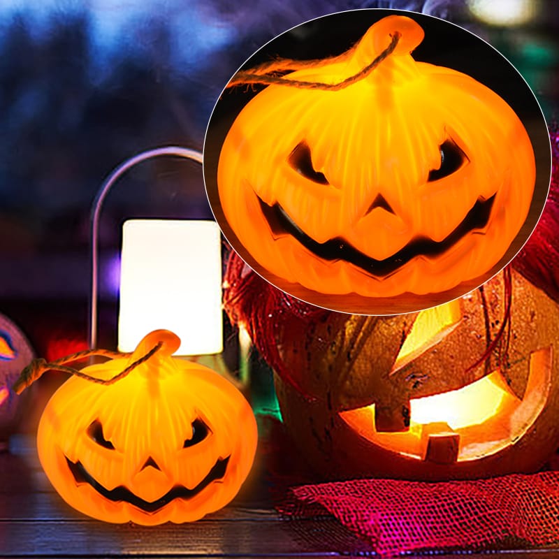Lampara Colgante Calabaza 6cm Decoracion Halloween