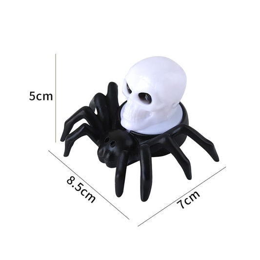 Veladora Led Forma De Araña Halloween Pack X2