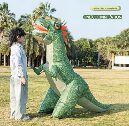 Dinosaurio Inflable Control Remoto 150cm Carga Usb