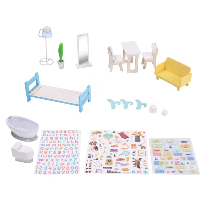 Casa De Muñecas En Madera Montessori 120cm