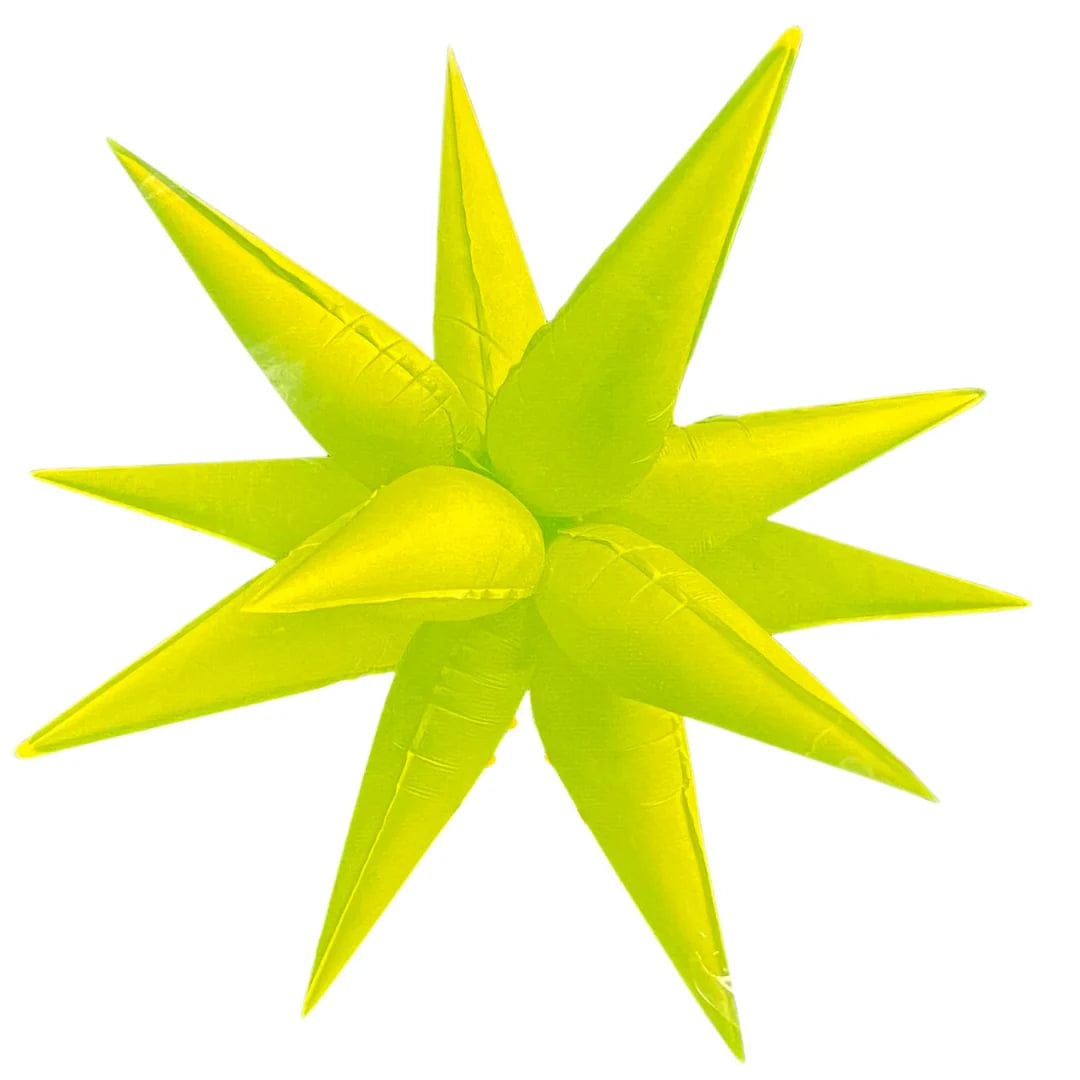 Estrella 3d Globo Multipunta Fluo Neon 41'