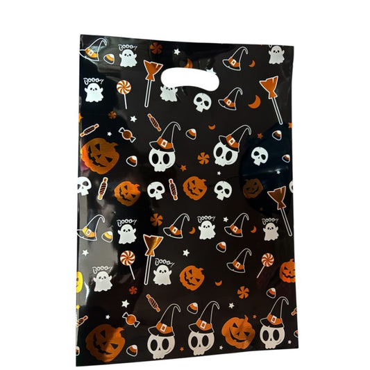 Bolsa Metálizada 21x30 Cm Pack X10 Halloween