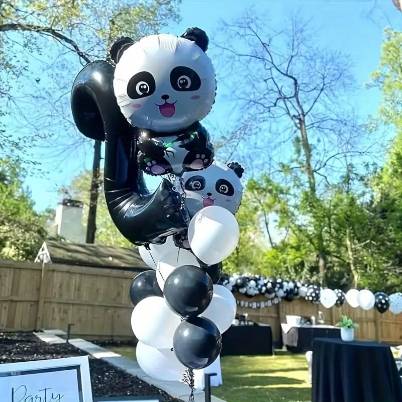 Pack De Globos De Oso Panda 99pcs Decoracion Cumple