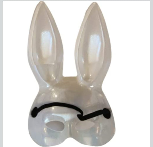 Mascara De Conejo Blanco Brillante