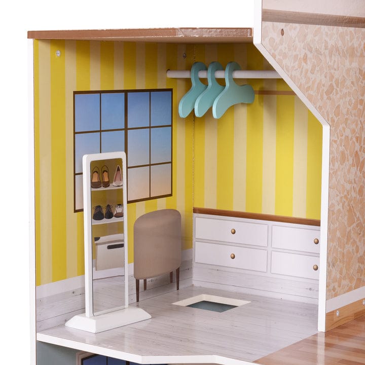 Casa De Muñecas En Madera Montessori 120cm