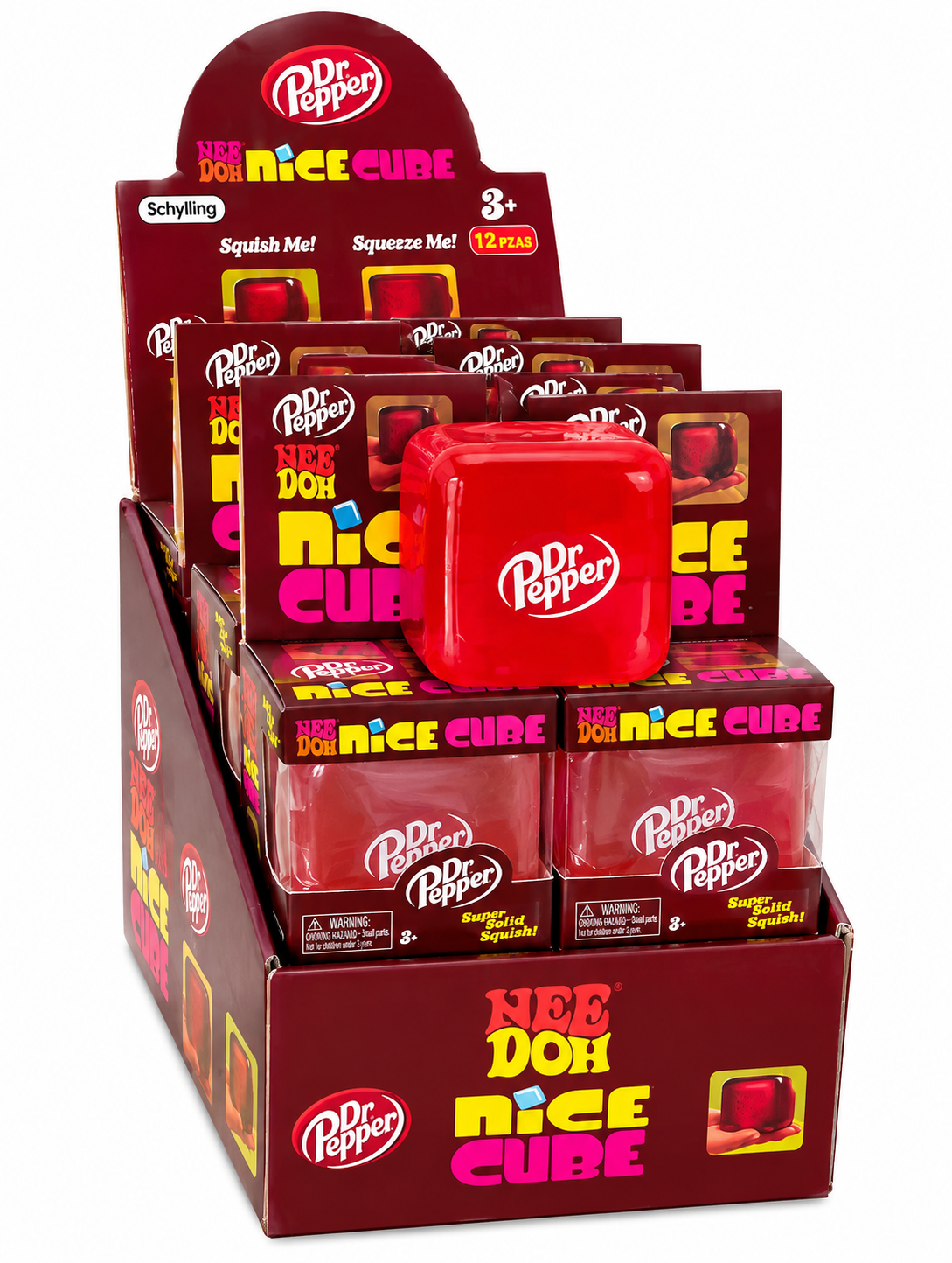 Juguete Antiestrés Cubo De Refrescos Dr Pepper 5cm