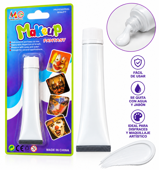 Pintura Facial Y Corporal Blanca 28gr