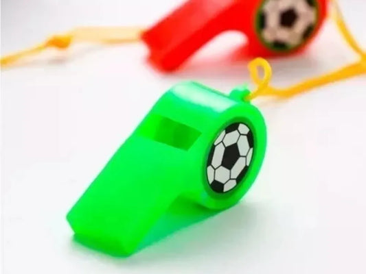 Silbato Chifle Pelota De Fútbol Sorpresitas Set X12