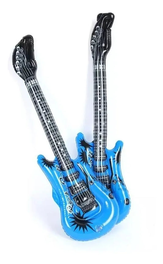 Guitarra Inflable Flotador Piscina Playa 90 Cm