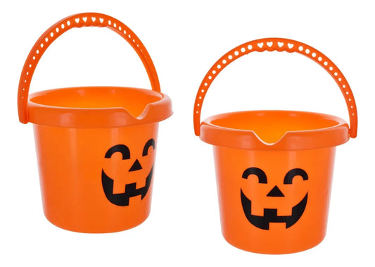 Balde De Calabaza Caramelera Halloween 18x14