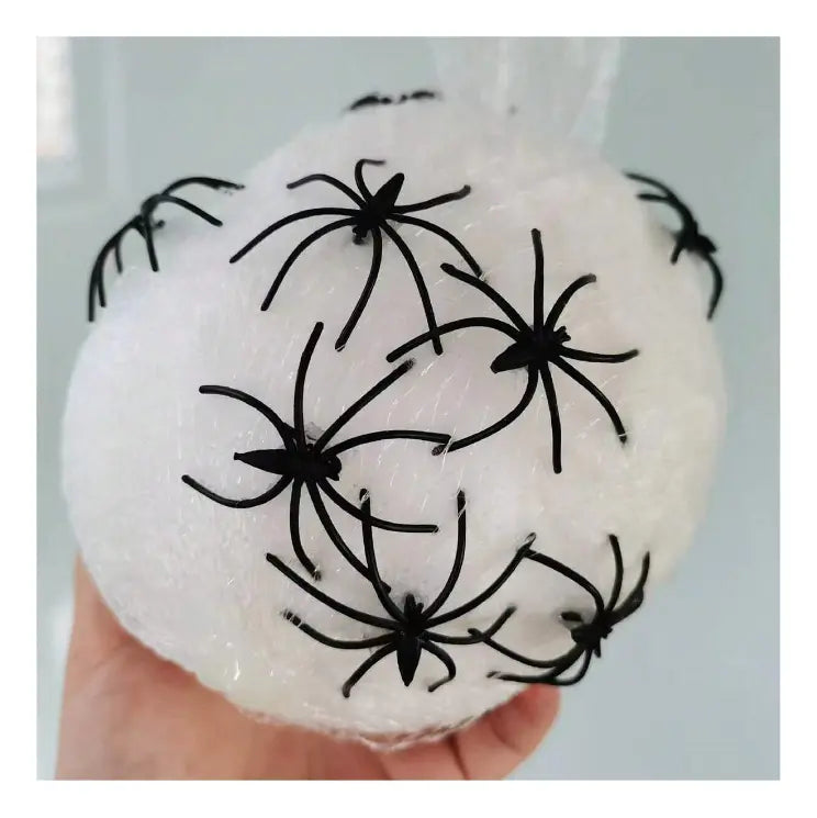 Tela de Araña con Luz 80 cm – Decoración Halloween