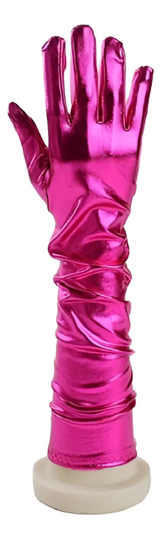 Guantes Estilo Charleston Largos 35 Cm Brillosos