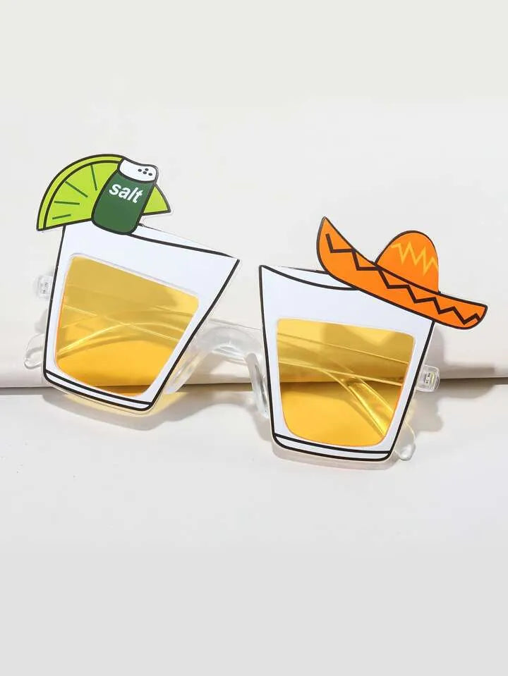 Lentes Estilo Tequila Disfraz Cotillón