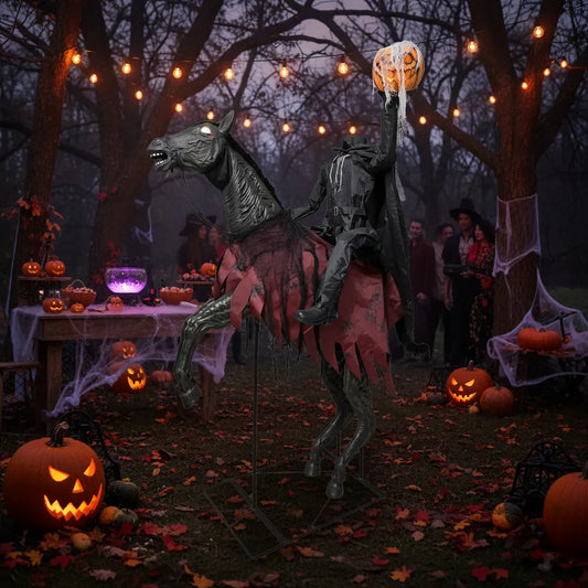 Estructura Jinete Sin Cabeza 2.10m Deco Halloween