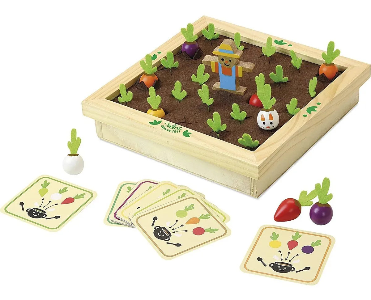 Juego De Memoria El Huerto En Madera