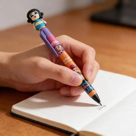 Lapicera Boligrafo Guerreras Kpop demon hunters Pack X12