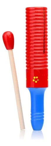 Instrumento Musical Infantil Guiro Rasca De Madera