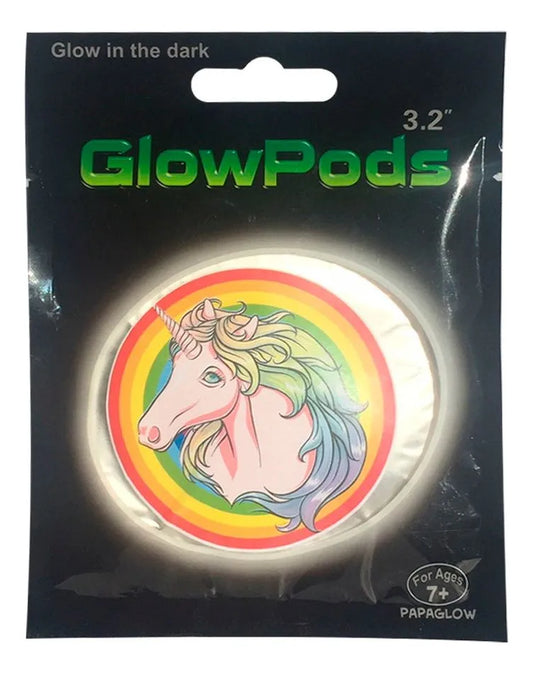 Adhesivos Neon Unicornio Pack X2 Fiesta Cotillón