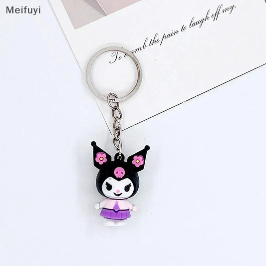 Llaveros De Kuromi Hello Kitty Pack X12 Souvenir