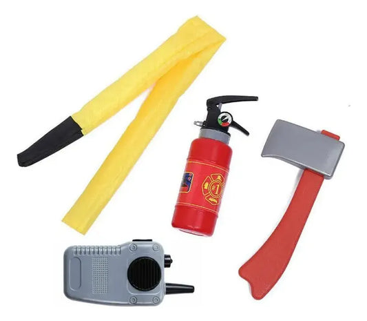 Disfraz De Bombero Con Herramientas Gorro Infantil