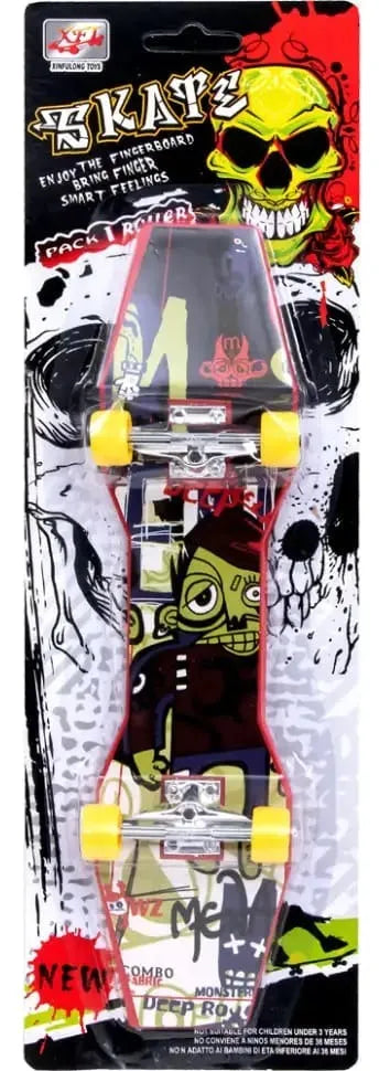 Juguete Patineta De Dedo Mano Grande 25cm