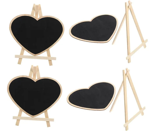 Pizarra Mini Con Atril Corazon 10x8cm