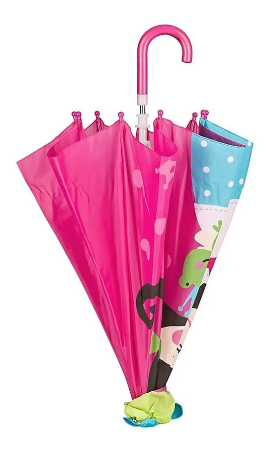 Paraguas 3d Infantil Estilo Princesa