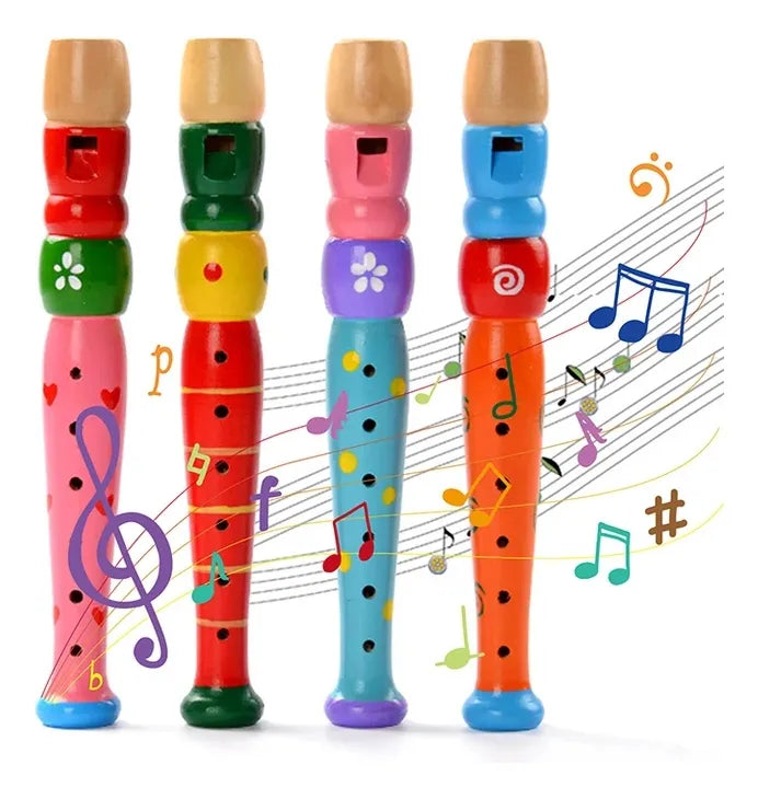 Flauta En Madera Montessori Infantil