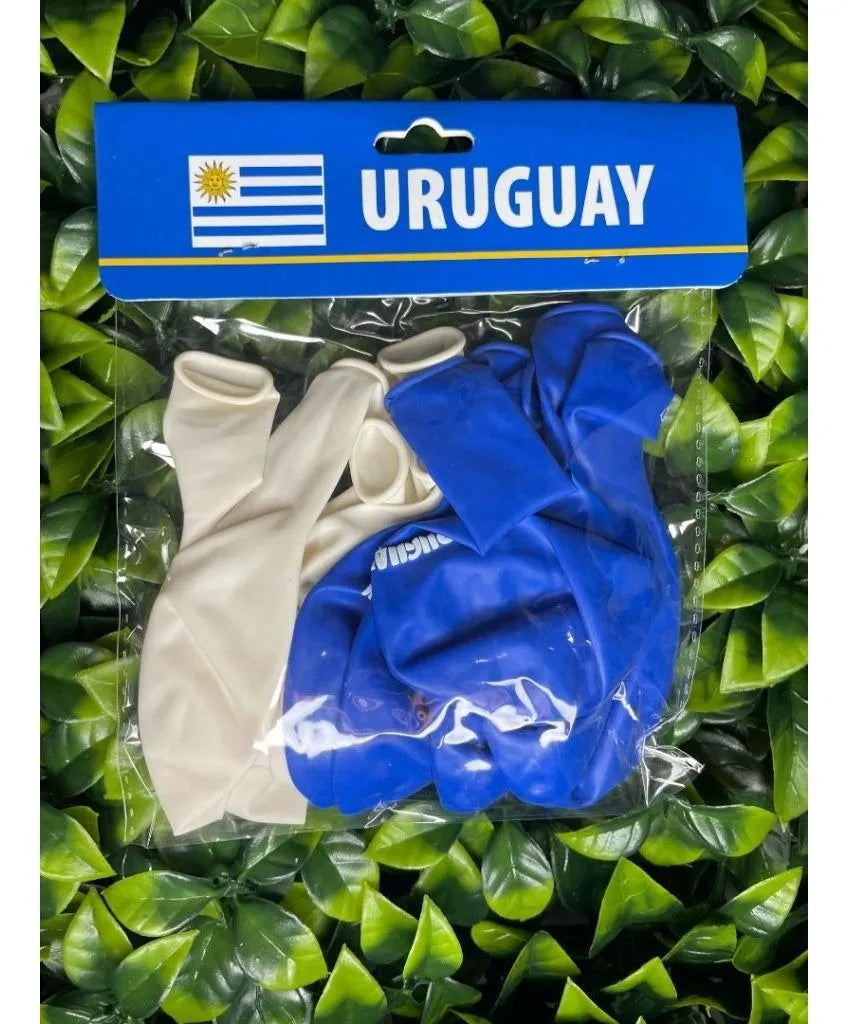 Globos De Uruguay Pack X12 Unidades