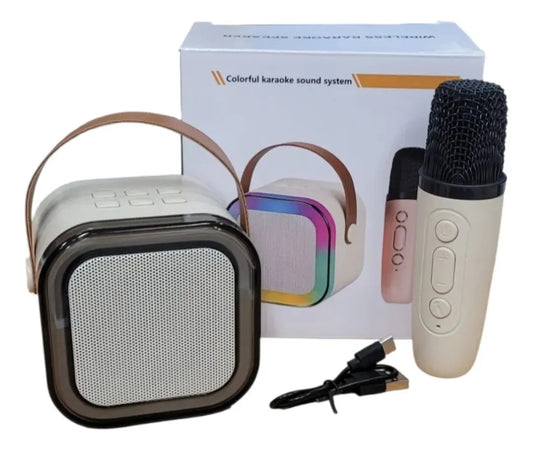 Parlante Con Bluetooth Mini Con Micrófono Karaoke