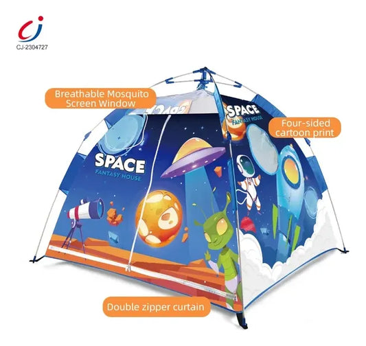 Carpa Infantil Estilo Espacio Con Cierre 130x120