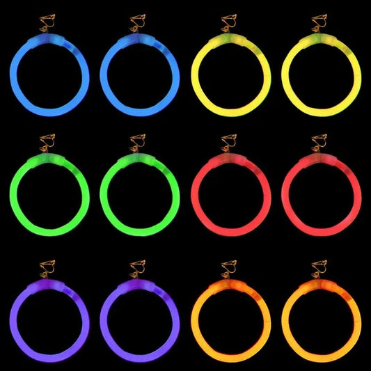 Caravanas Químicas Neon Pack X12 Fiesta Cotillón