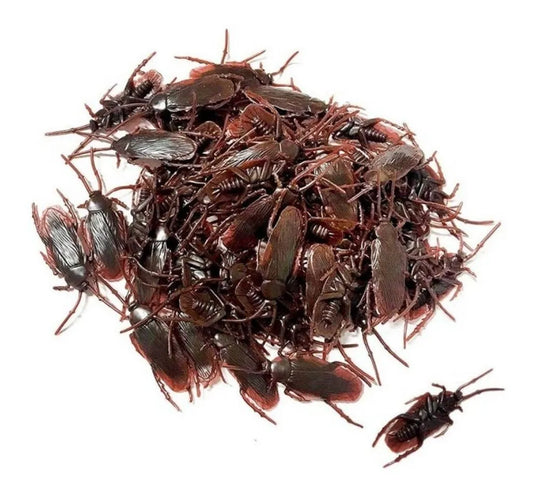 Cucarachas Plásticas Set X12 Unidades