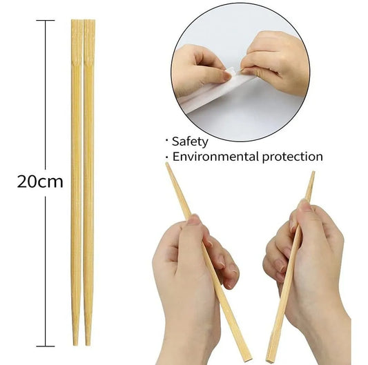 Palillos Chinos Descartables Pack 1000 Pcs 20cm