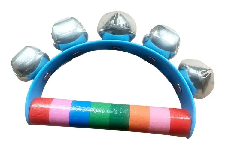 Pandereta En Madera con Cascabeles Montessori