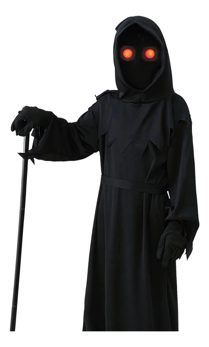 Disfraz La Muerte Ojos Rojos Infantil Halloween