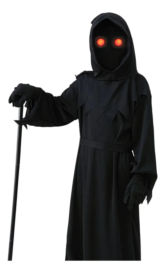 Disfraz La Muerte Ojos Rojos Infantil Halloween